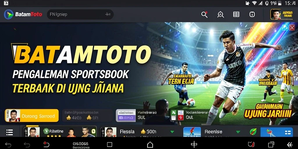 Tampilan menarik dari fitur taruhan langsung di BATAMTOTO.