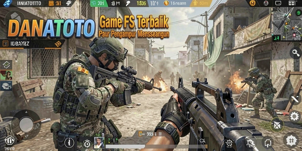 Tampilan gameplay mendebarkan dari DANATOTO yang penuh aksi.