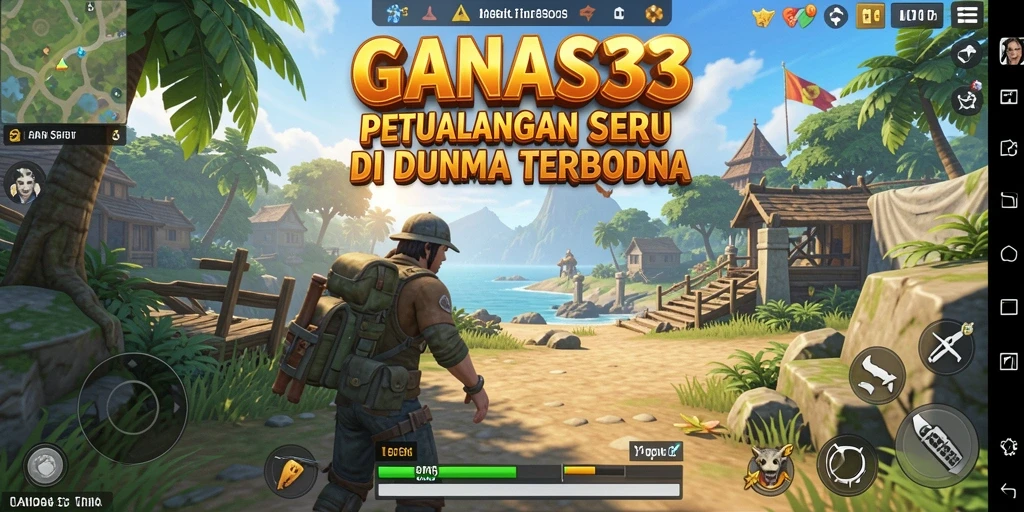 Tampilan dunia terbuka yang menakjubkan di GANAS33.