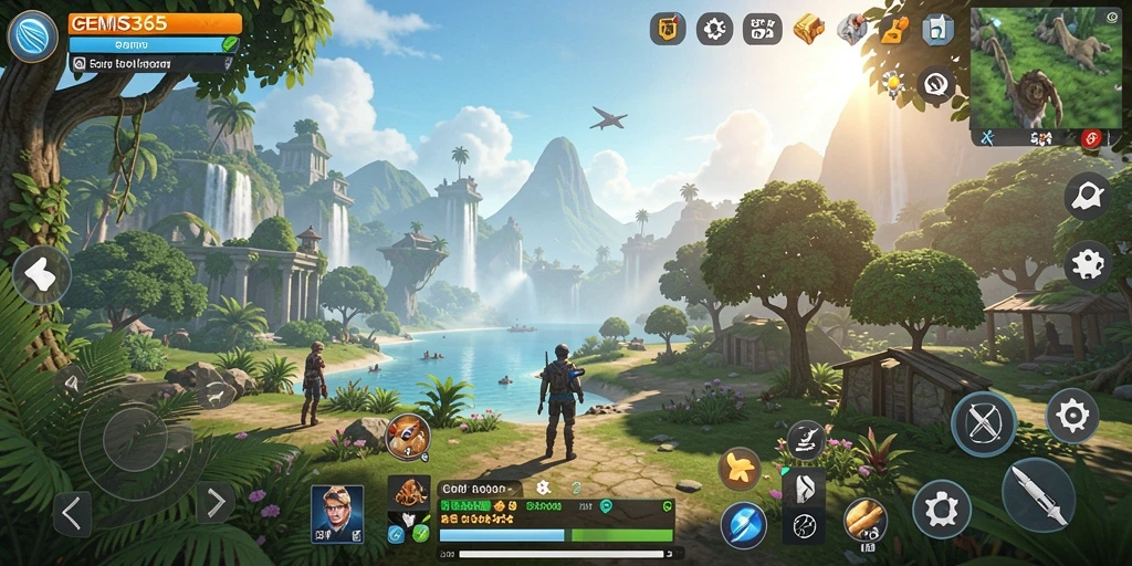 Gameplay menarik dan bebas di dunia terbuka GEMS365.
