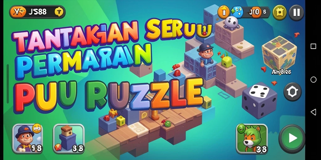 Tampilan gameplay JVS88 menampilkan variasi puzzle yang menarik.