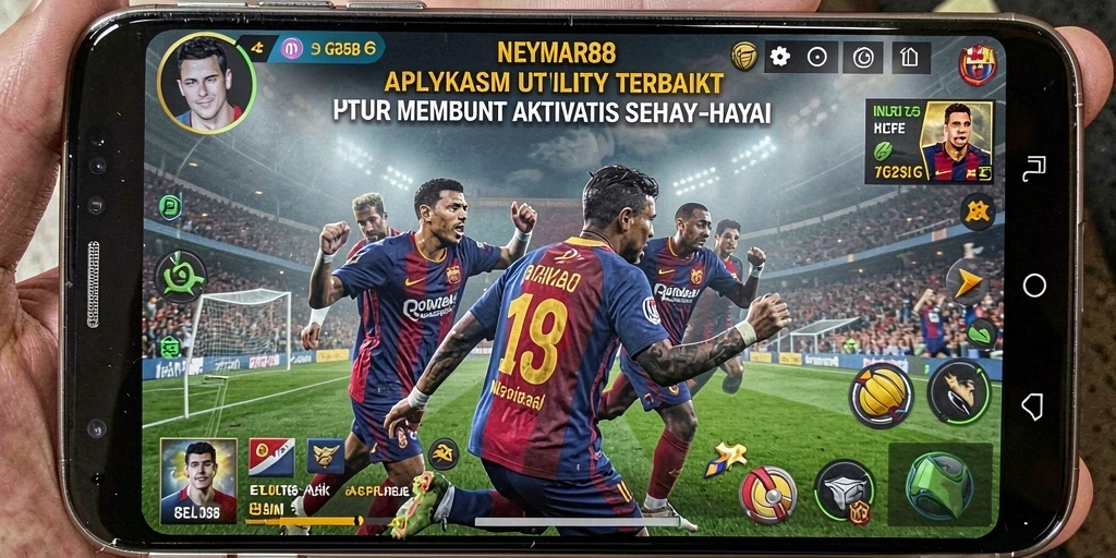 Tampilan antarmuka pengguna NEYMAR88 yang modern dan intuitif.