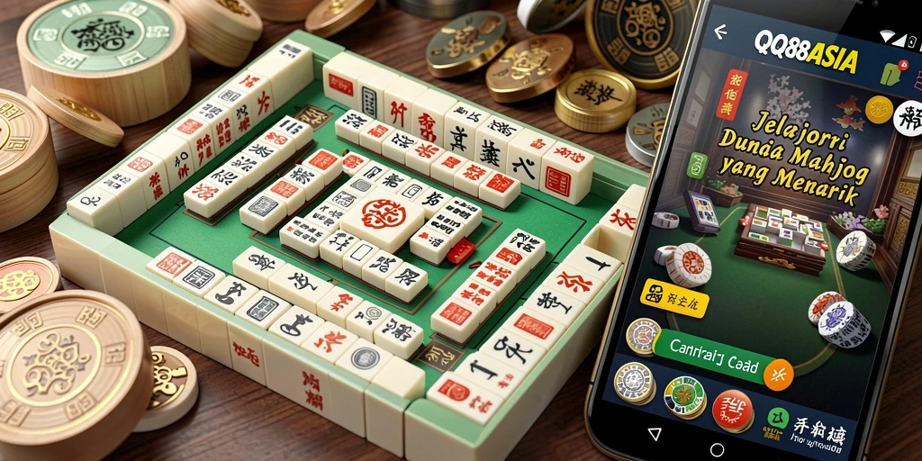 Tampilan screenshot permainan Mahjong yang seru dan mengasyikkan.