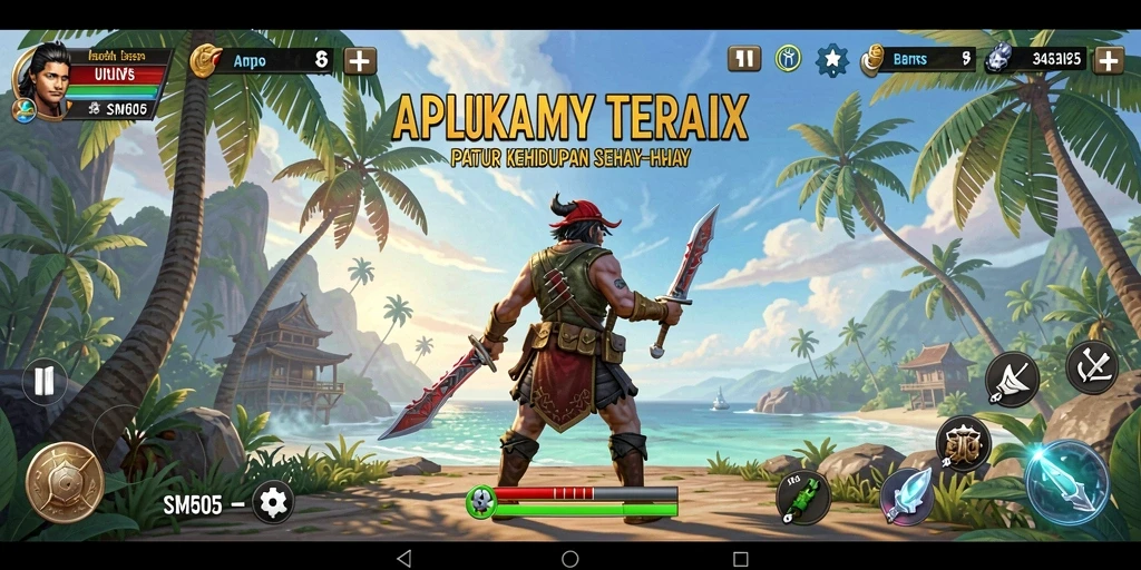 Tampilan antarmuka SM605 yang sederhana dan fungsional.