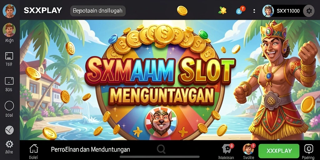 Tampilan gameplay menarik SXXPLAY dengan grafis slot yang memukau.